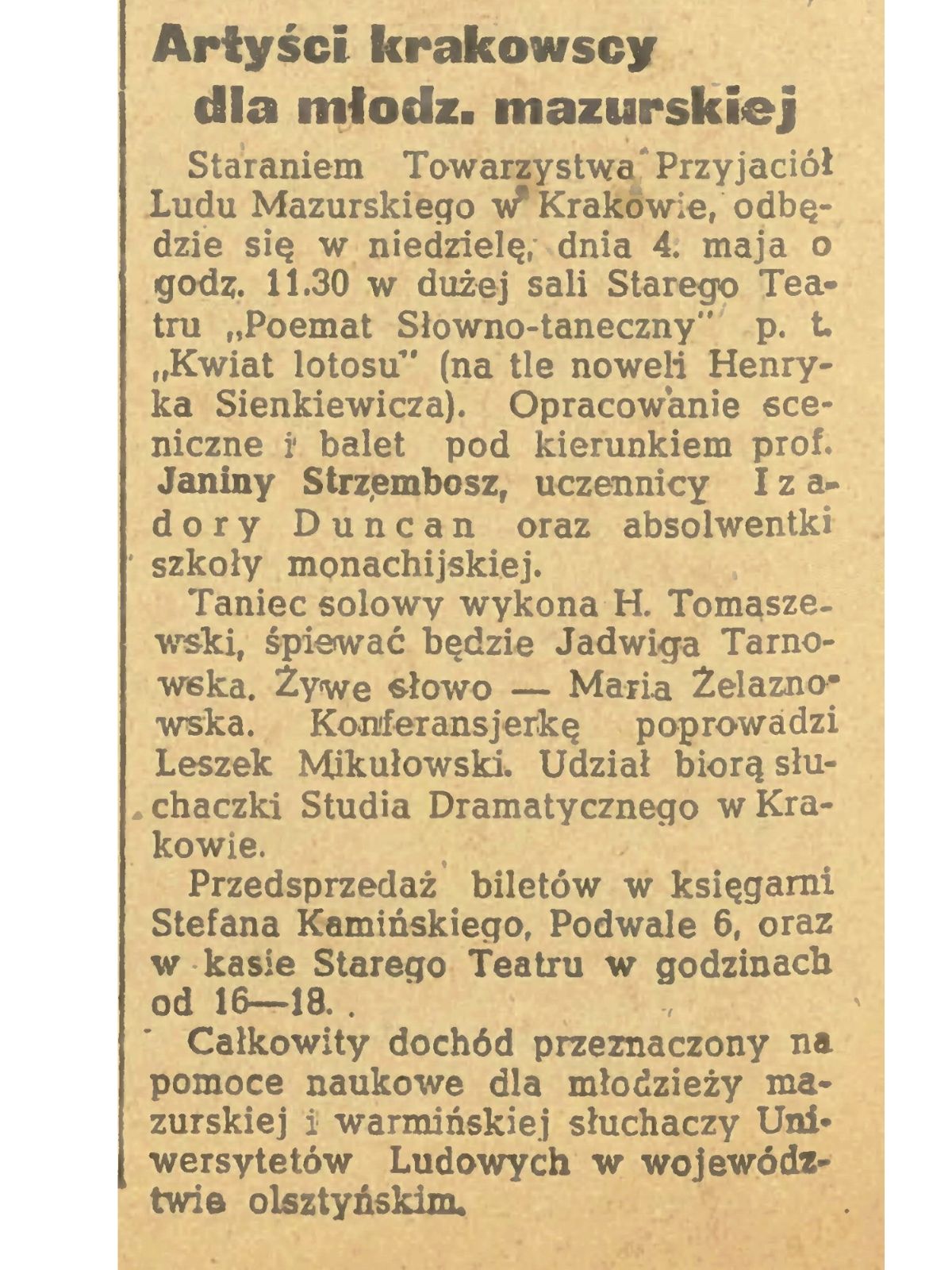  . Echo Krakowa 02.06.1947 nr 119 . 